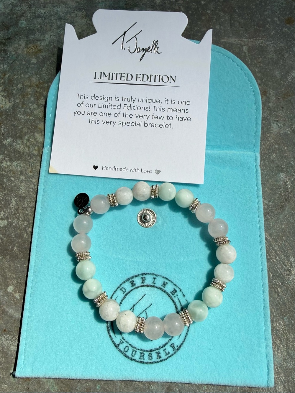 T Jazelle Limited Edition Tri-color Beaded Bracelet